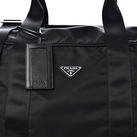 portadocumenti viaggio prada|PRADA Tessuto Nylon Saffiano Viaggio Duffle Black.